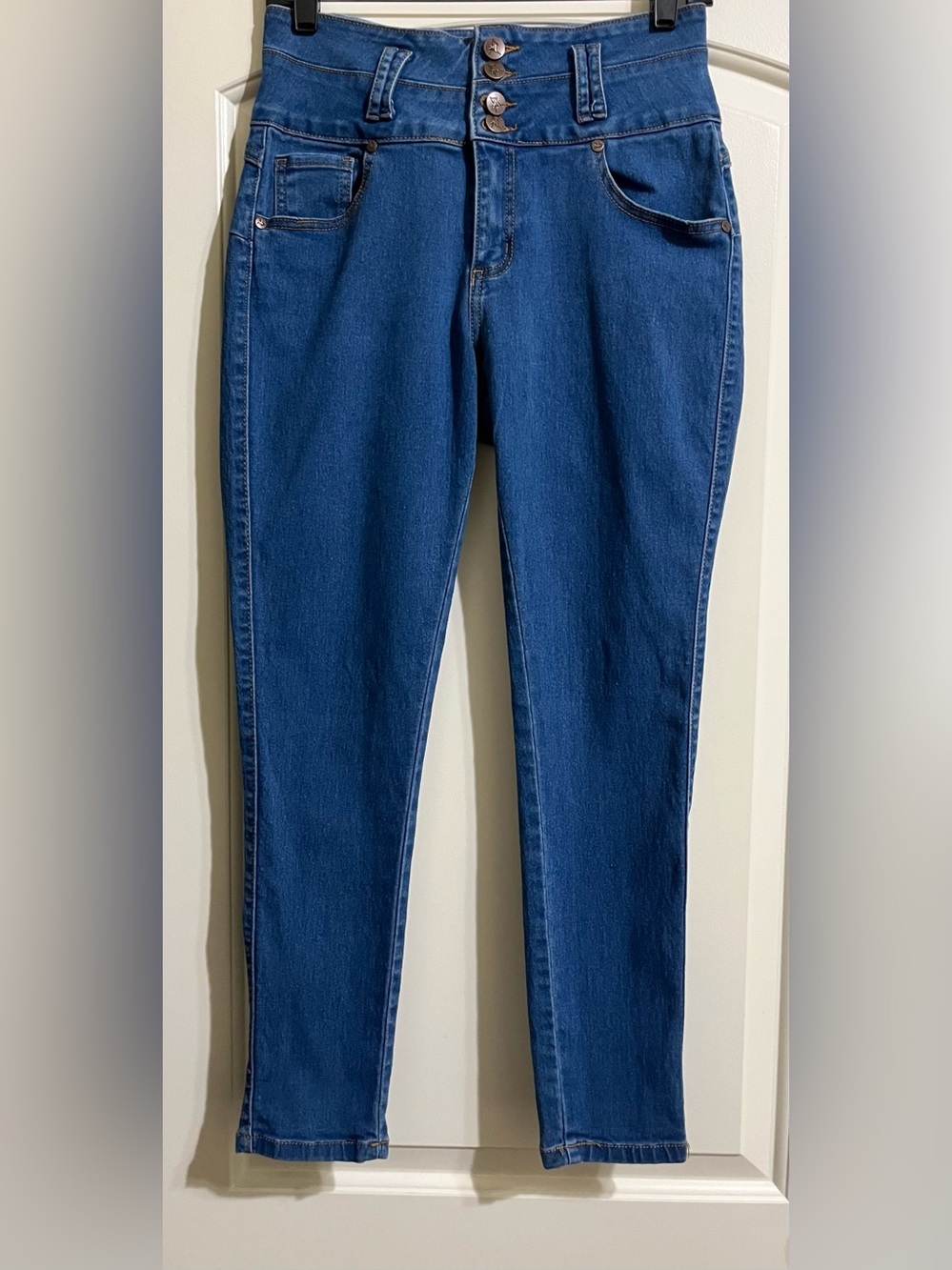 Always Friday Women’s Juniors Blue Denim Skinny Jeans Stretch Size 13
